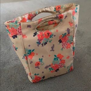 Floral lunch bag
